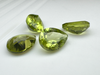 Perydot oliwin gruszka fasetowany 8x6 mm