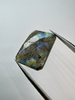 Labradoryt naturalny fasetowany prostokąt 27x18 mm