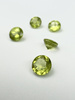 Perydot oliwin okrągły fasetowany  fi 5 mm