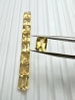 Cytryn jasny oktagon fasetowany 8x6 mm