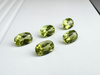 Perydot oliwin owal fasetowany 6x4 mm
