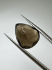 Kwarc dymny naturalny fasetowany gruszka 17 x 14 mm