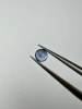 Szafir niebieski naturalny fasetowany okrągły fi 3,47 mm