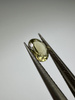 Turmalin fasetowany zielony owal 5 x 4 mm