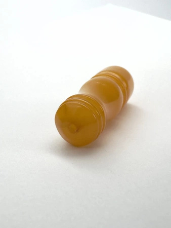 Bursztyn bałtycki naturalny Islamski koralik modlitewny Imam Minaret Tasbih 37,5x12,9 mm