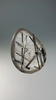Kwarc z rutylem łezka 29,4x22,2 mm