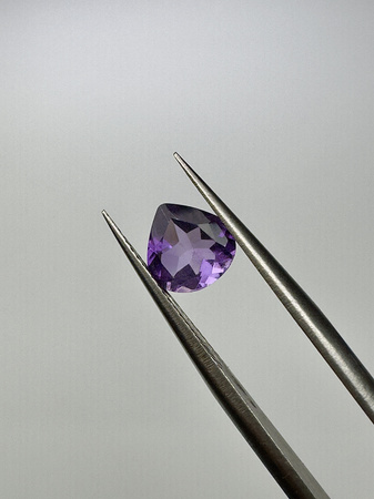 Ametyst naturalny fasetowany gruszka 7x7 mm