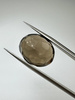 Kwarc dymny naturalny fasetowany owal 18 x 15 mm