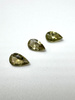 Turmalin fasetowany zielony oliwkowy gruszka 5 x 3 mm