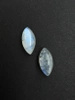 Moonstone rainbow kamień księżycowy para markiza 14x7 mm