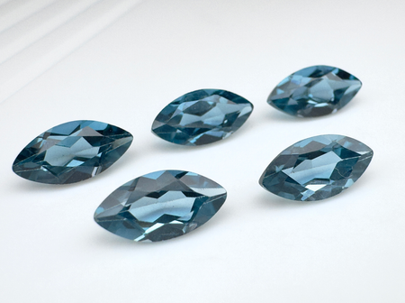 Topaz london blue markiza fasetowany 8x4 mm