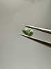 Szafir zielony naturalny fasetowany gruszka 4x3 mm