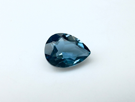Topaz london blue gruszka fasetowany 4x3 mm