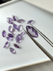 Ametyst naturalny fasetowany markiza 12x6 mm