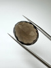Kwarc dymny naturalny fasetowany owal 21 x 17 mm