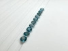 Topaz london blue fasetowany okrągły fi 5 mm