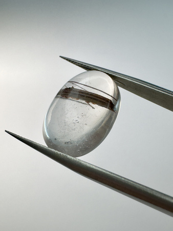 Kwarc z rutylem owal kaboszon 19,5x13,2 mm