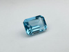 Topaz niebieski oktagon fasetowany 7x5 mm