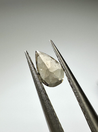 Turmalin fasetowany żółty gruszka 5 x 3 mm