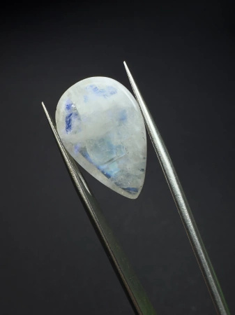 Moonstone rainbow kamień księżycowy kaboszon łezka 22,1x14,8 mm