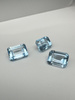 Niebieski topaz oktagon fasetowany 8x6 mm