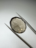 Kwarc dymny naturalny fasetowany owal 21 x 17 mm