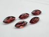 Granat rodolit markiza fasetowany 7x3.5 mm