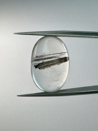 Kwarc z rutylem owal kaboszon 19,5x13,2 mm