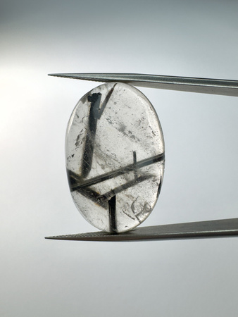 Kwarc z rutylem owal kaboszon 17,6x14,3 mm