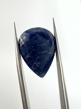 Szafir niebieski naturalny fasetowany łezka 17,9x13,7 mm