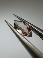 Turmalin fasetowany różowy zielony dwukolorowy markiza 7 x 3,5 mm