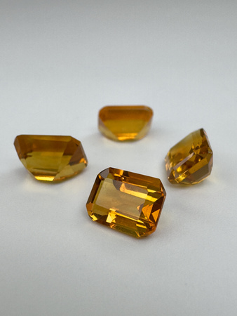 Cytryn oktagon fasetowany 8x6 mm