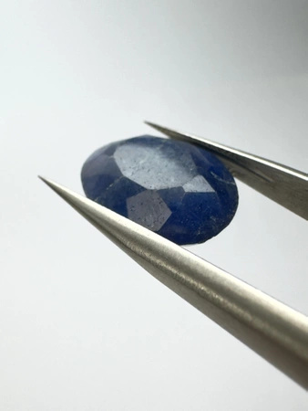 Szafir niebieski owal fasetowany 18,1x14 mm