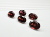 Granat rodolit owal fasetowany 8x6 mm