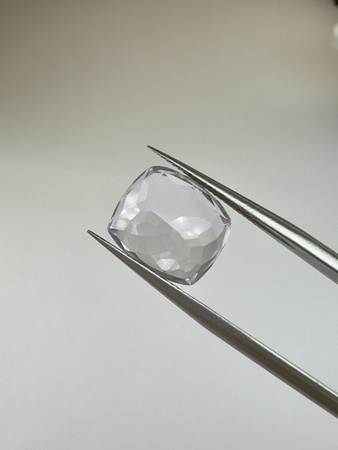 Ametyst naturalny fasetowany beczułka 12x11 mm