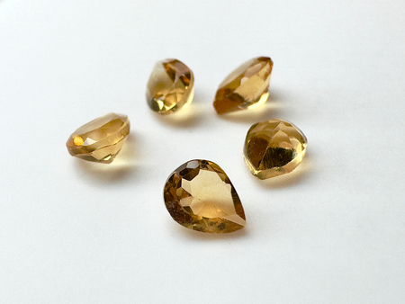 Cytryn gruszka fasetowany 4x3 mm