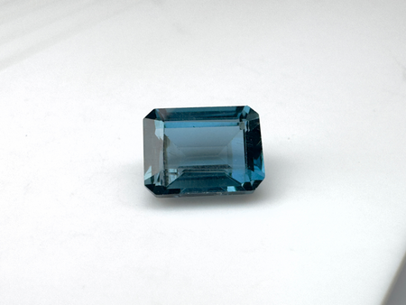 Topaz london blue oktagon fasetowany 8x6 mm