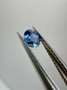 Szafir niebieski naturalny fasetowany okrągły fi 3,53 mm
