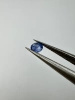 Szafir niebieski naturalny fasetowany okrągły fi 3,47 mm