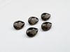 Kwarc dymny gruszka fasetowany 4x3 mm