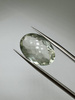 Zielony ametyst prasiolit fasetowany owal 19 x 13 mm