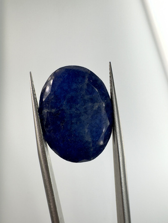 Szafir niebieski naturalny fasetowany owal 19,5x14,5 mm