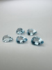 Topaz niebieski gruszka fasetowany 6x4 mm