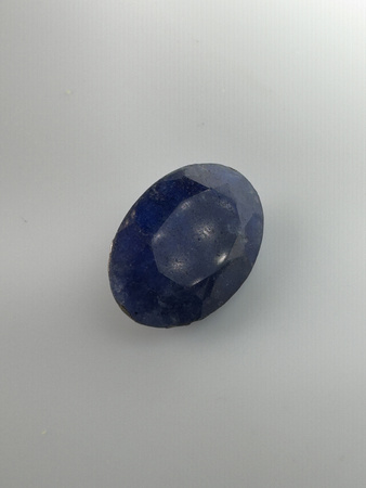 Szafir niebieski naturalny fasetowany owal 12,3x17,4 mm