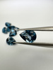 Topaz london blue gruszka fasetowany 8x6 mm