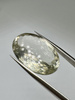 Zielony ametyst prasiolit fasetowany owal 29 x 18 mm