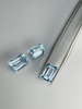 Niebieski topaz oktagon fasetowany 8x6 mm