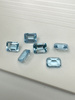 Niebieski topaz oktagon fasetowany 8x6 mm