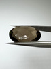 Kwarc dymny naturalny fasetowany owal 19 x 15 mm