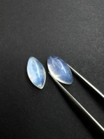 Moonstone rainbow kamień księżycowy para markiza 14x7 mm